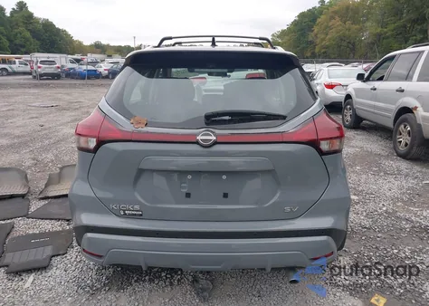 2022 Nissan Kicks Sv Xtronic Cvt from USA, damaged, VIN 3N1CP5CV0NL527854